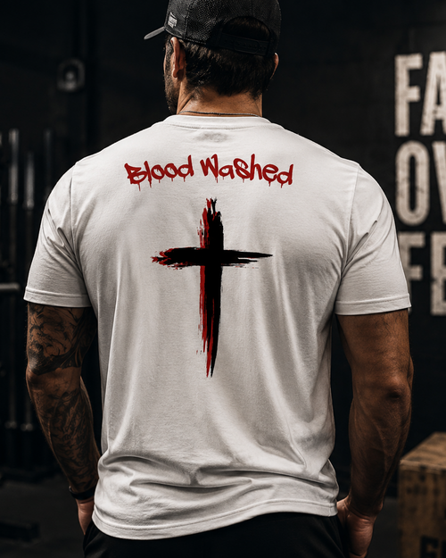 Blood Washed Cross Tee V2